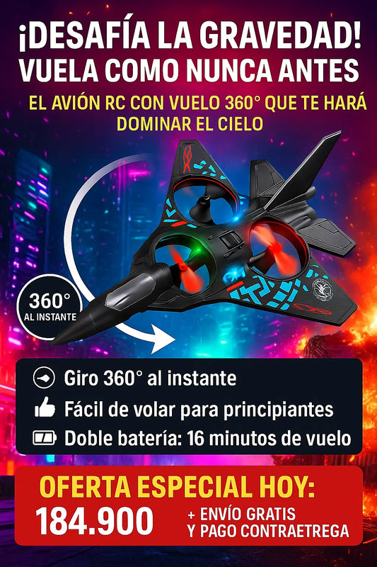 Avión A Control Remoto 360 Grados